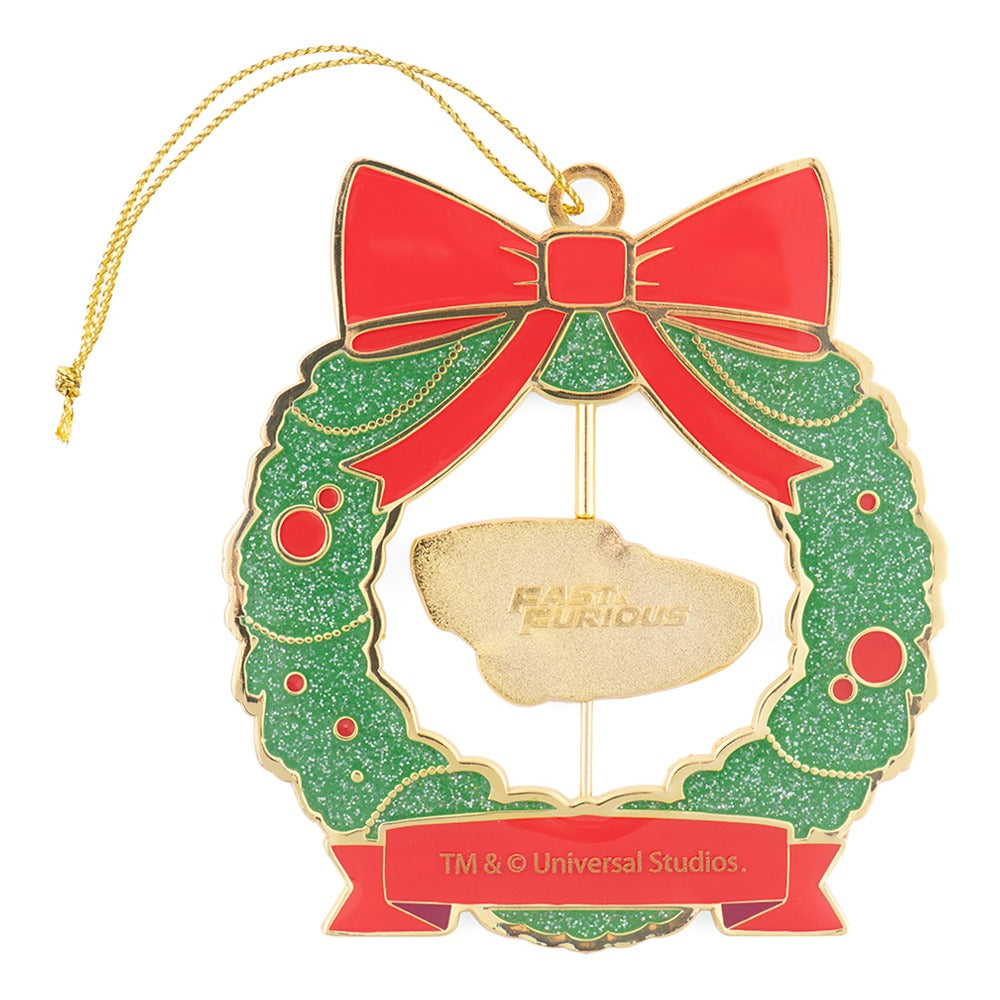 Fast & Furious Metal Wreath Ornament-3