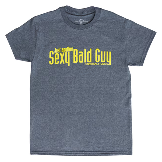 Just Another Sexy Bald Guy Adult T-Shirt-2