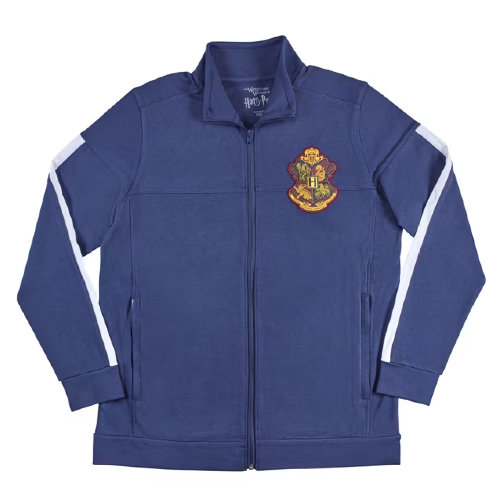 Harry Potter Hogwarts Crest Collared Zip Up Jacket