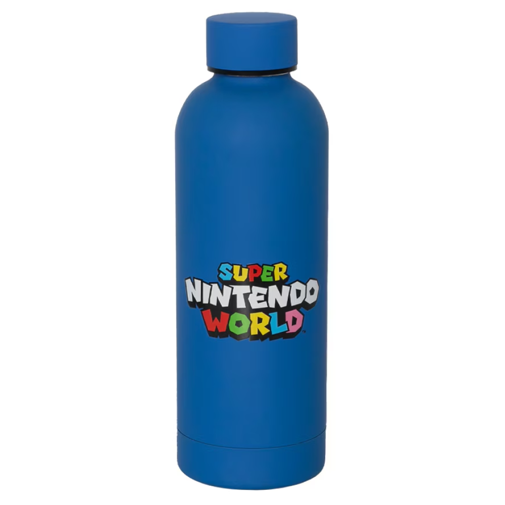 SUPER NINTENDO WORLD Blue Steel Bottle