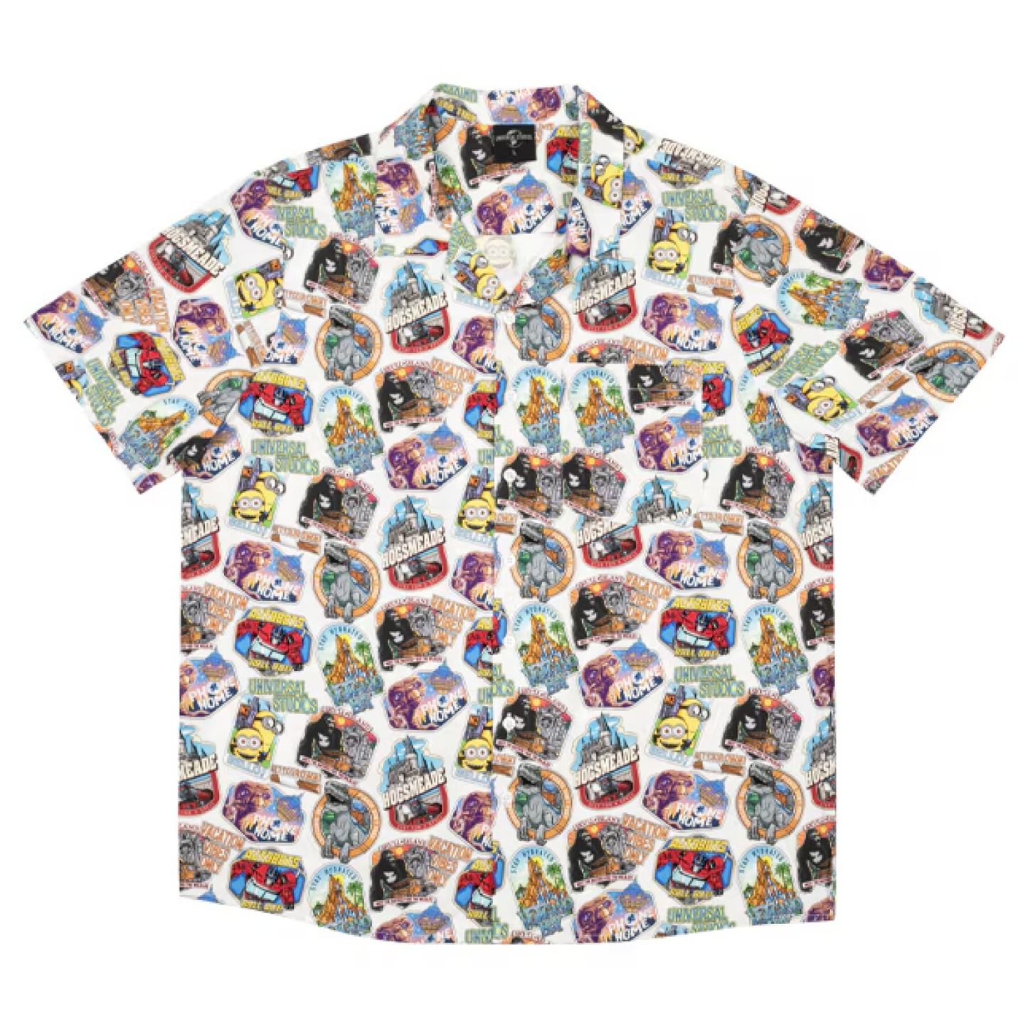 Universal Studios Collage Button-Up Shirt