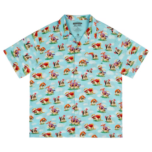 How To Train Your Dragon Sheep Button-Up Shirt