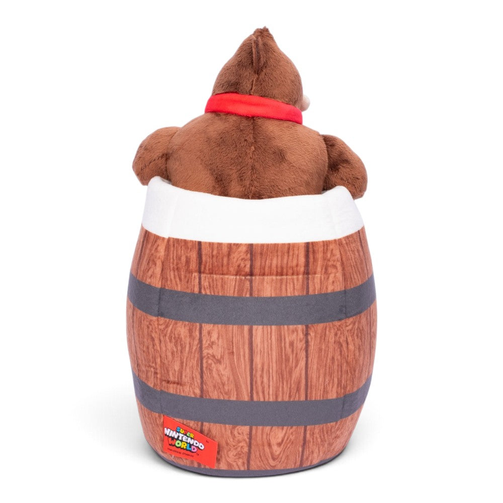 SUPER NINTENDO WORLD™ Donkey Kong Barrel Plush-4