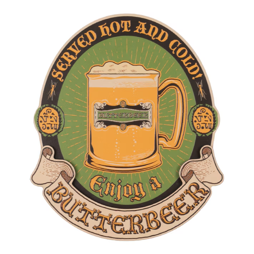 Enjoy a Butterbeer Wooden Sign