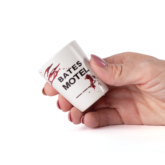 Psycho Shot Glass Featuring Bates Motel