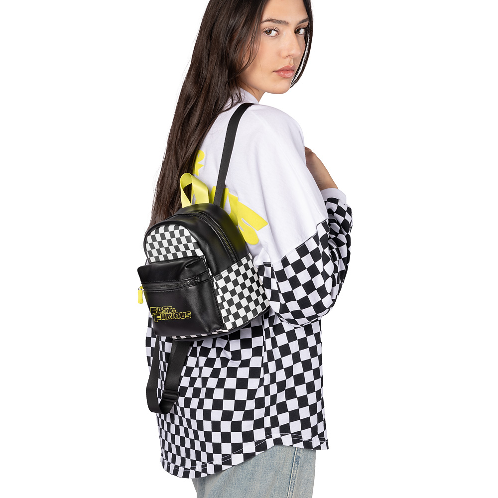 Fast & Furious Checkerboard Mini Backpack