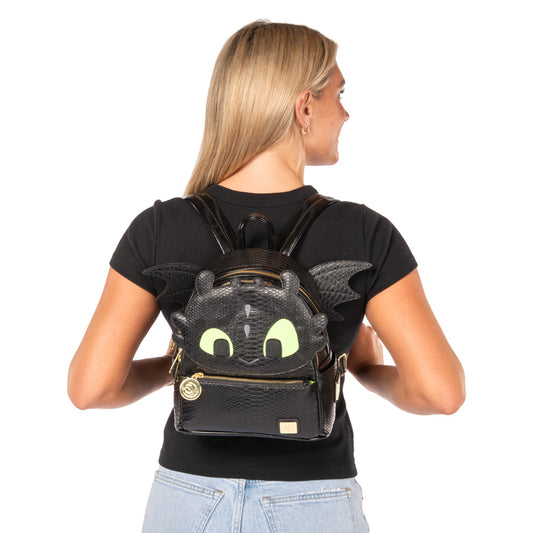 Universal Epic Universe Anniversary Toothless Loungefly Backpack