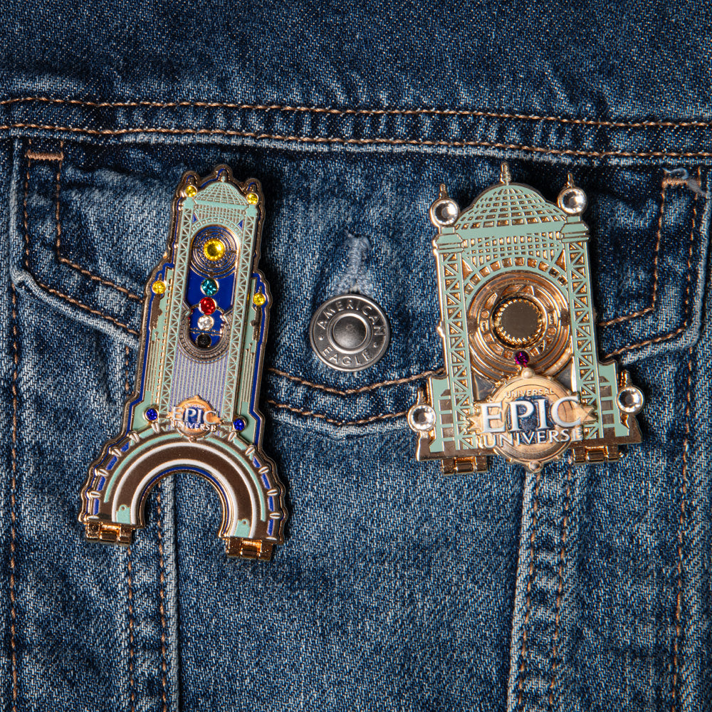 Universal Epic Universe Epic Anniversary Landmarks 2-Piece Pin Set