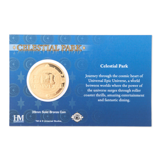 Universal Epic Universe Epic Anniversary Celestial Park Collectible Coin