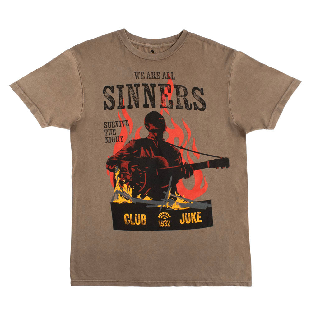 Halloween Horror Nights 2026 Sinners Survive the Night T-Shirt Brown Medium