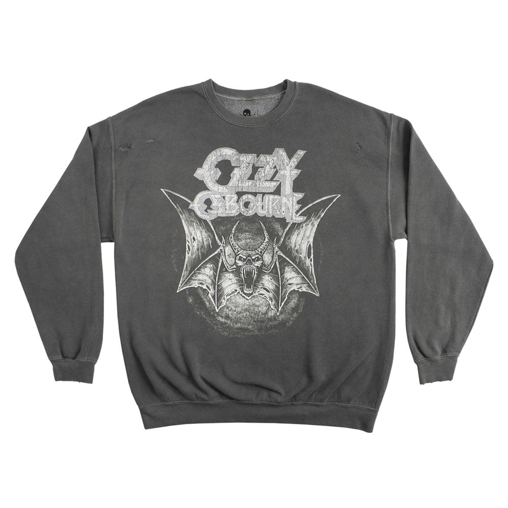 Halloween Horror Nights 2026 Ozzy Osbourne Crewneck Fleece Grey Small