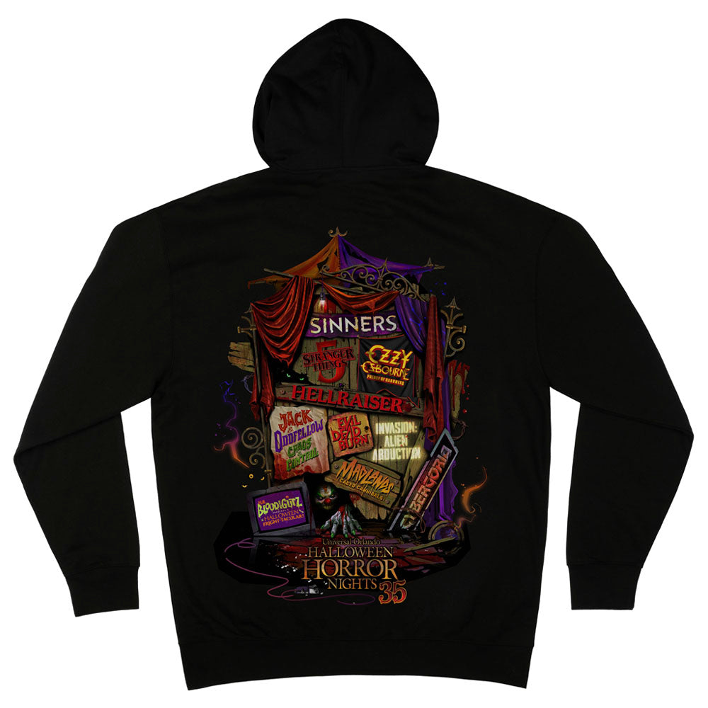 Halloween Horror Nights 2026 Universal Orlando House Hoodie-2