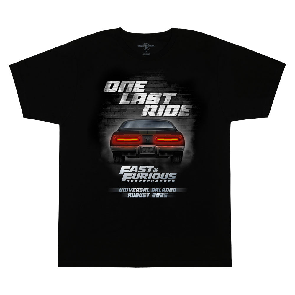 Universal Orlando Fast & Furious: Supercharged One Last Ride T-Shirt