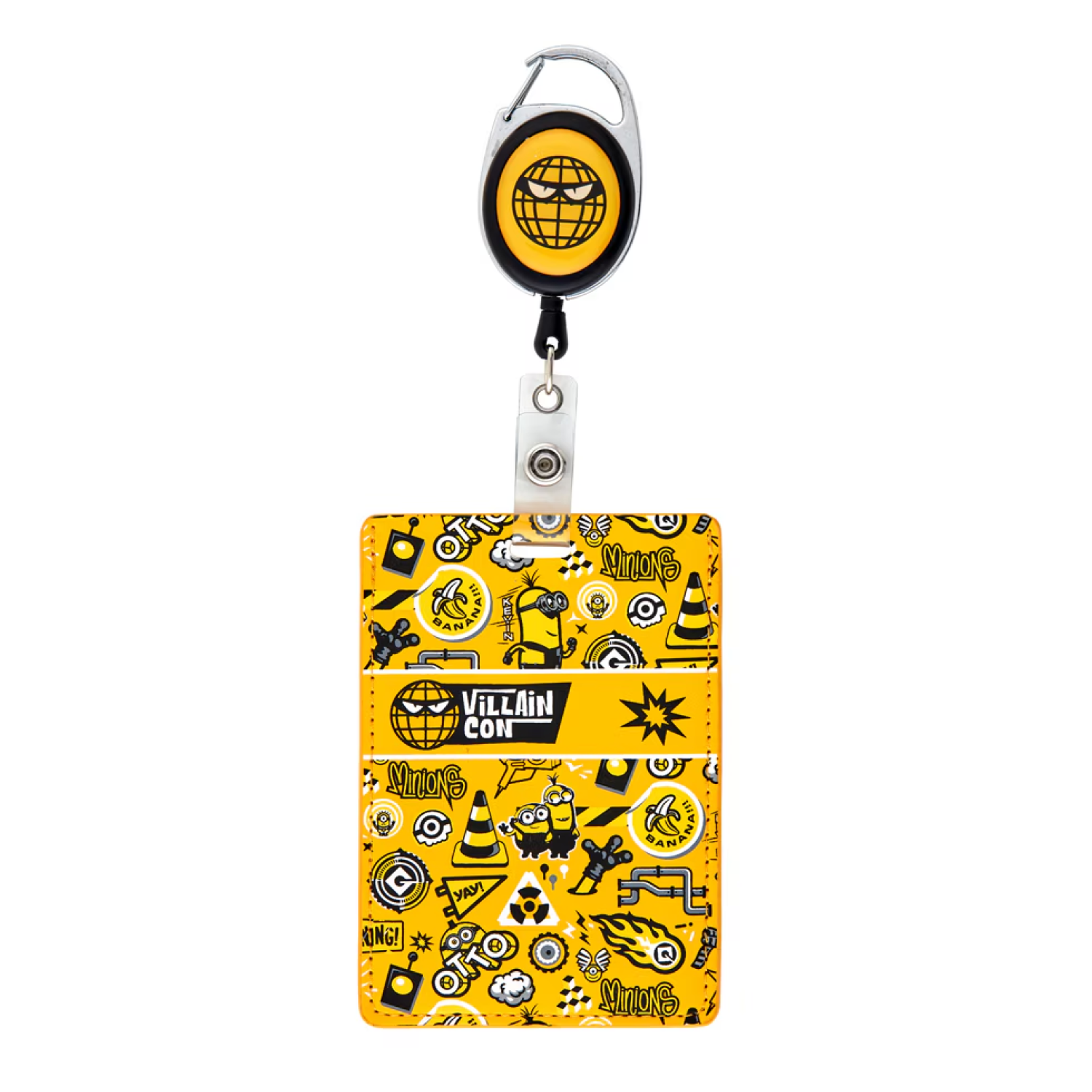 Villain-Con International Black & Yellow Badge Reel – Shop Universal