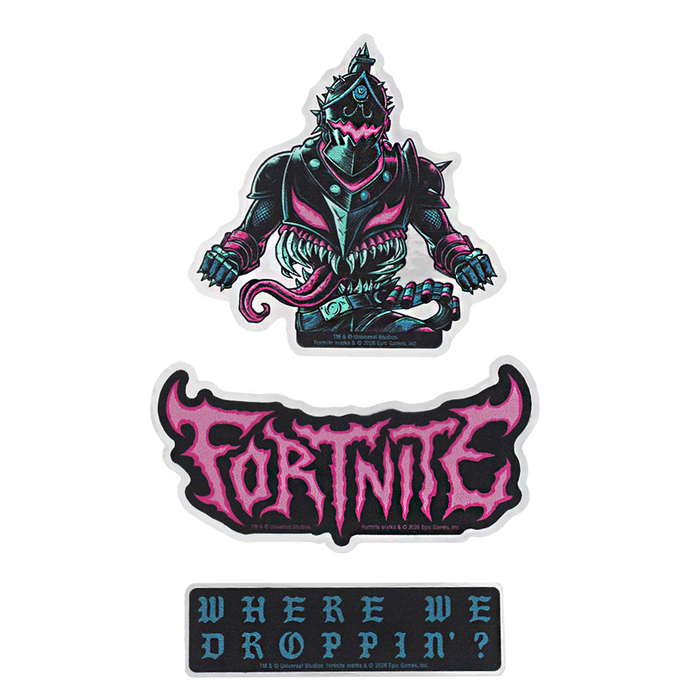 Halloween Horror Nights 2026 Fortnitemares Sticker Set