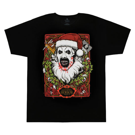 Halloween Horror Nights 2026 Art the Clown T-Shirt, Black, XXX-Large