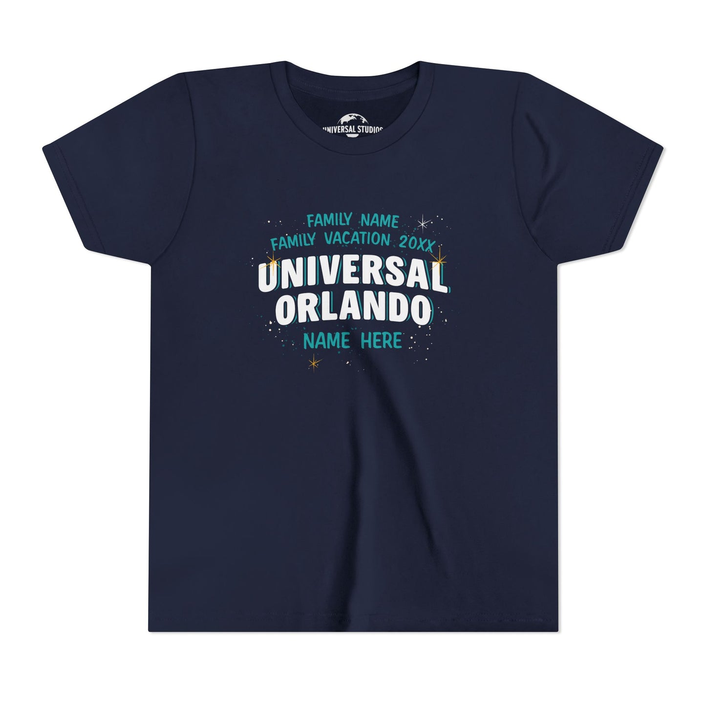 Universal Orlando Resort Family Vacation Personalized Youth T-Shirt