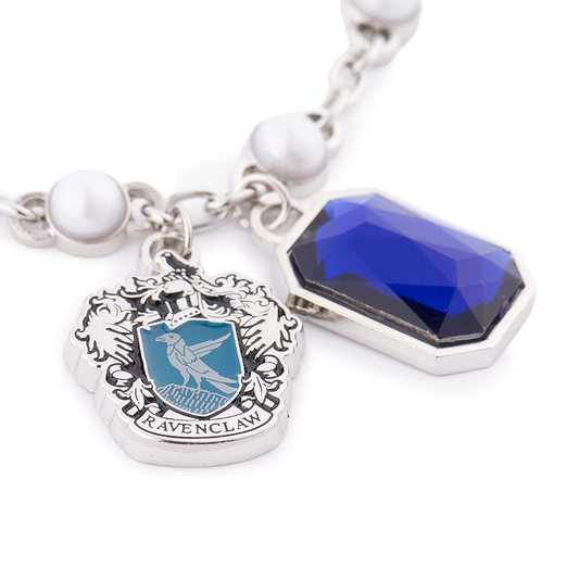 Harry Potter™ Bracelet of Ravenclaw™ Crest with Pearl
