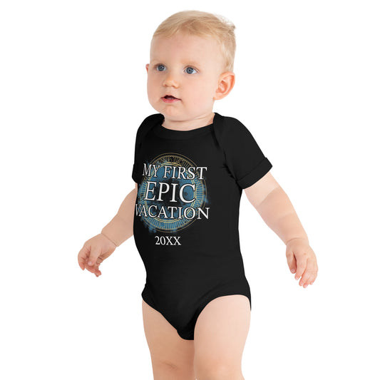 Epic Universe My First Epic Vacation Personalized Baby Bodysuit