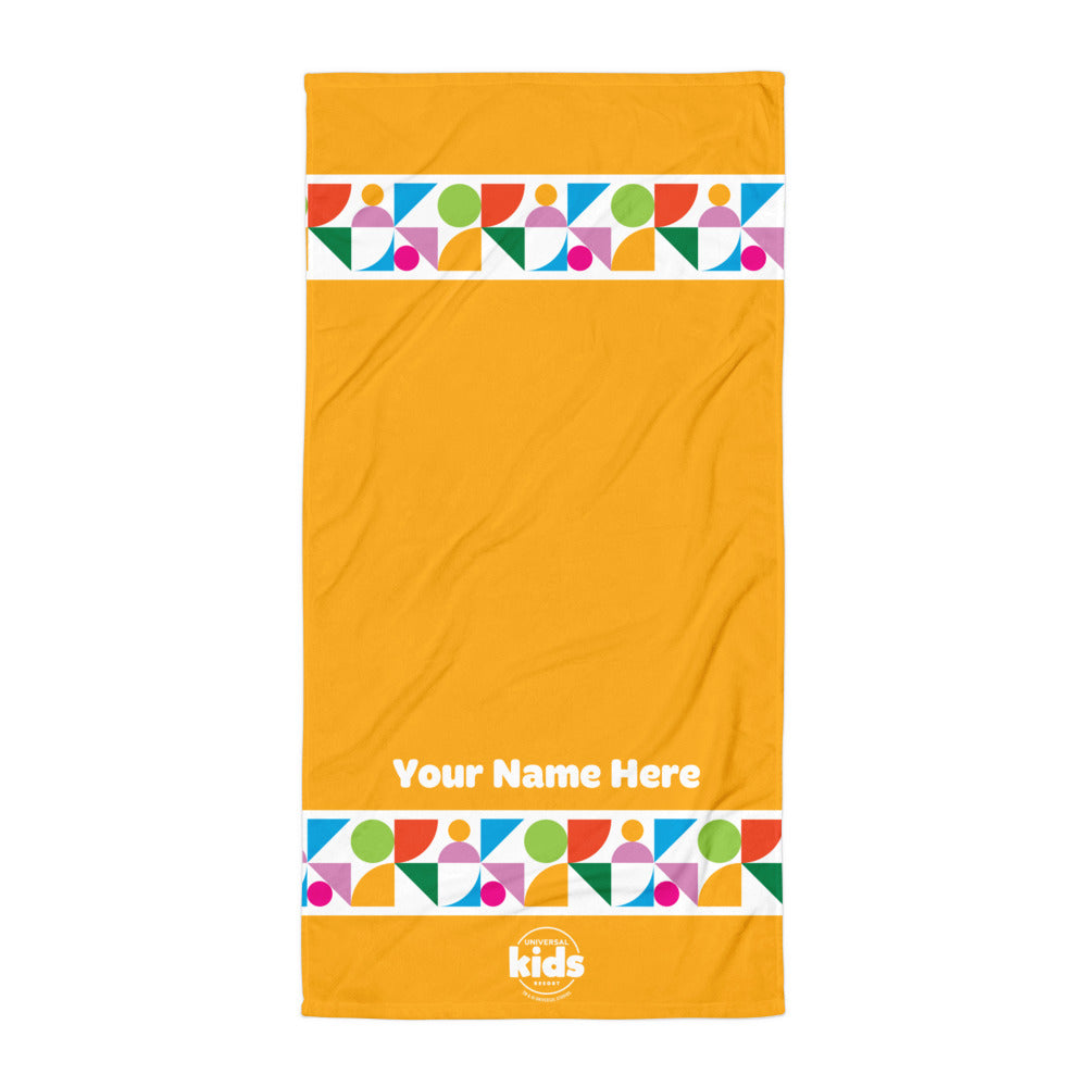 Universal Kids Resort Personalized Beach Towel