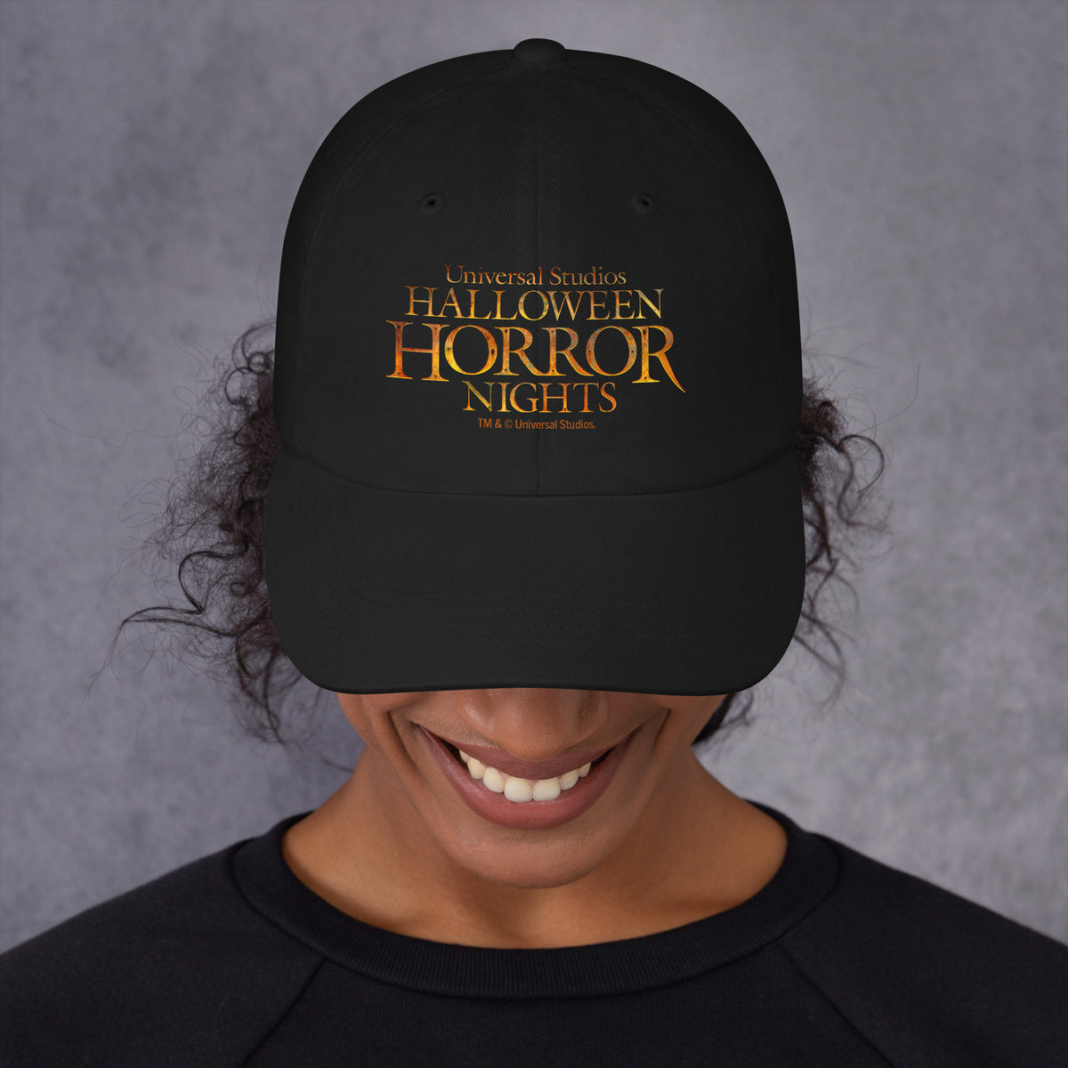 Halloween Horror Nights 2026 Dad Hat Logo