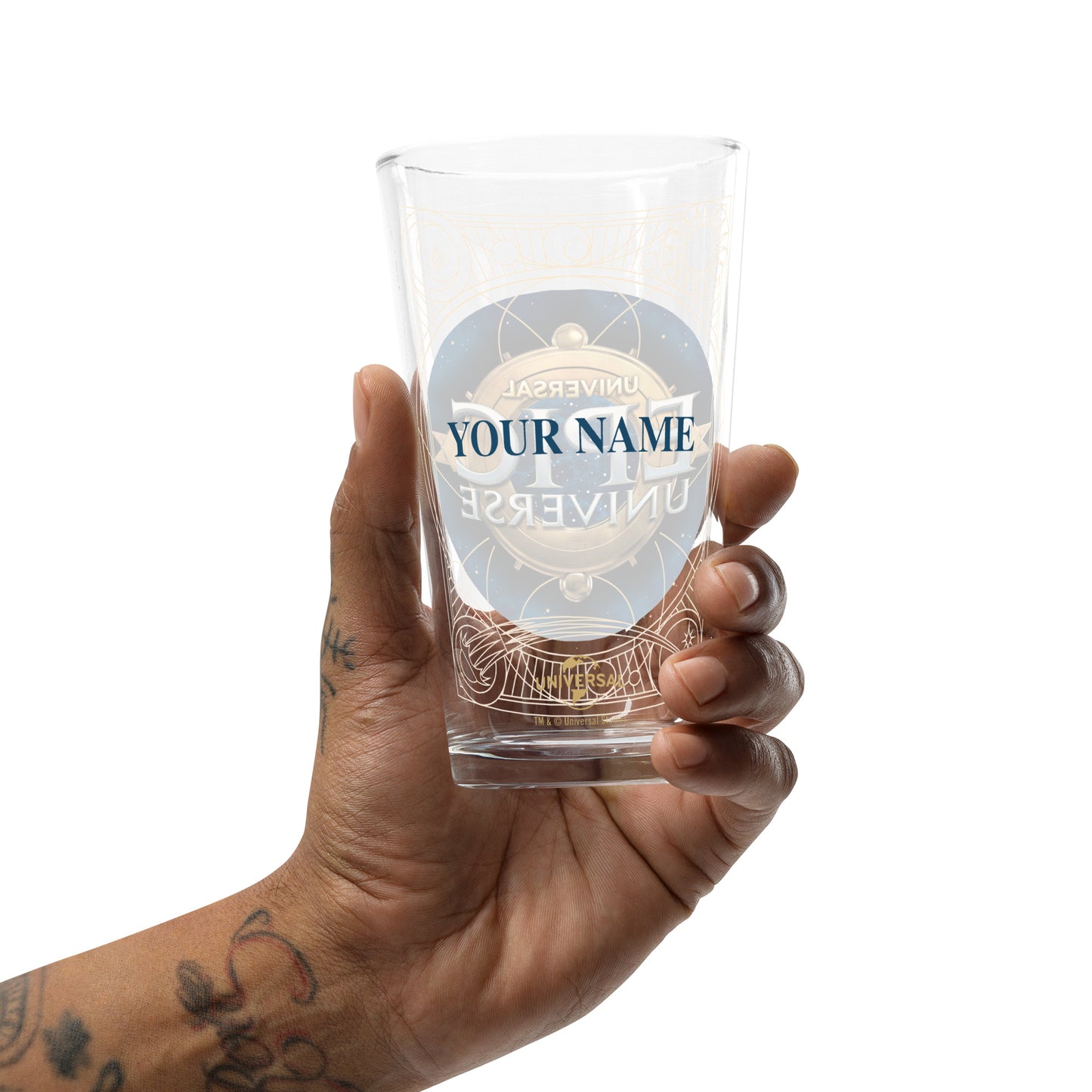 Epic Universe Personalized Pint Glass