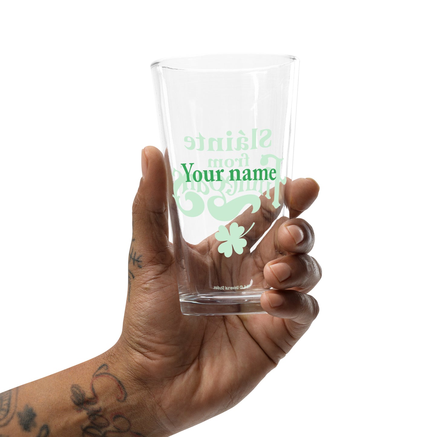 Finnegan’s Sláinte Personalized Pint Glass