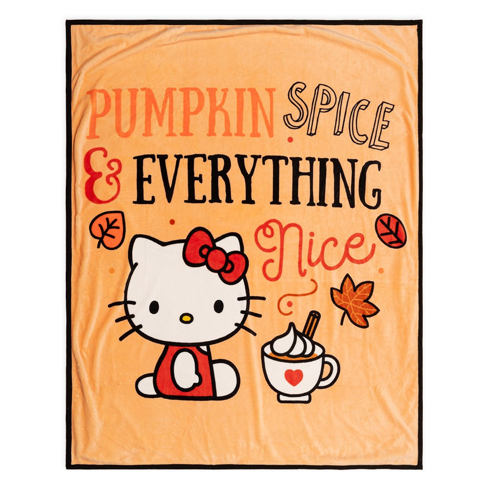 Hello Kitty® Pumpkin Spice Blanket-3