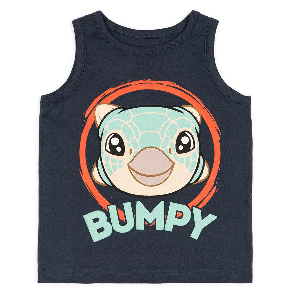 Jurassic World Bumpy Toddler Tank Top, Navy, T5/6