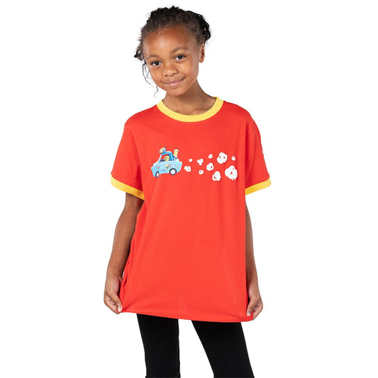 Despicable Me Minions & Popcorn Youth Ringer T-Shirt-3