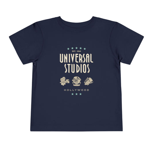 Universal studios hollywood icons toddler t-shirt - navy