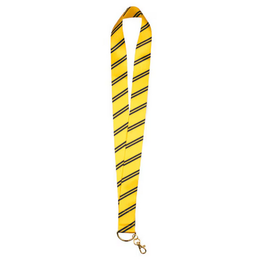 Hufflepuff Striped Tie Lanyard
