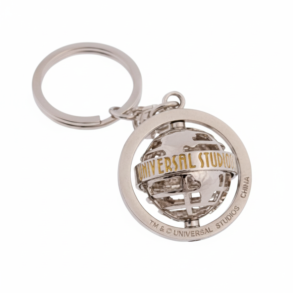 Universal Studios Nickel Spinning Keychain