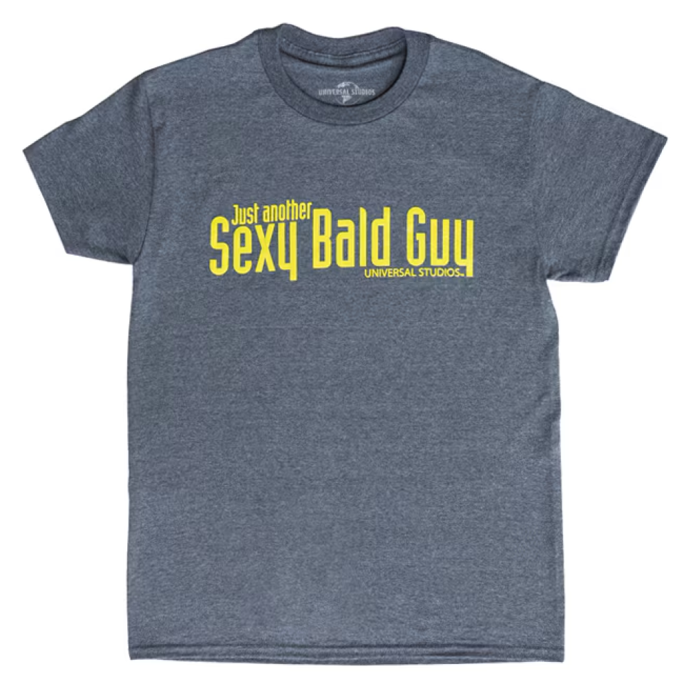 Just Another Sexy Bald Guy Adult T-Shirt-3