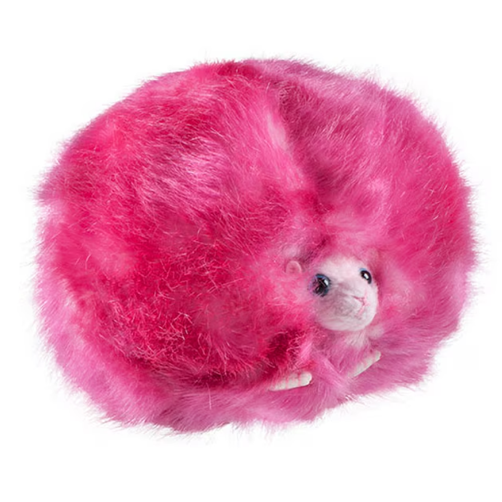 Pink Pygmy Puff Plush With Sound