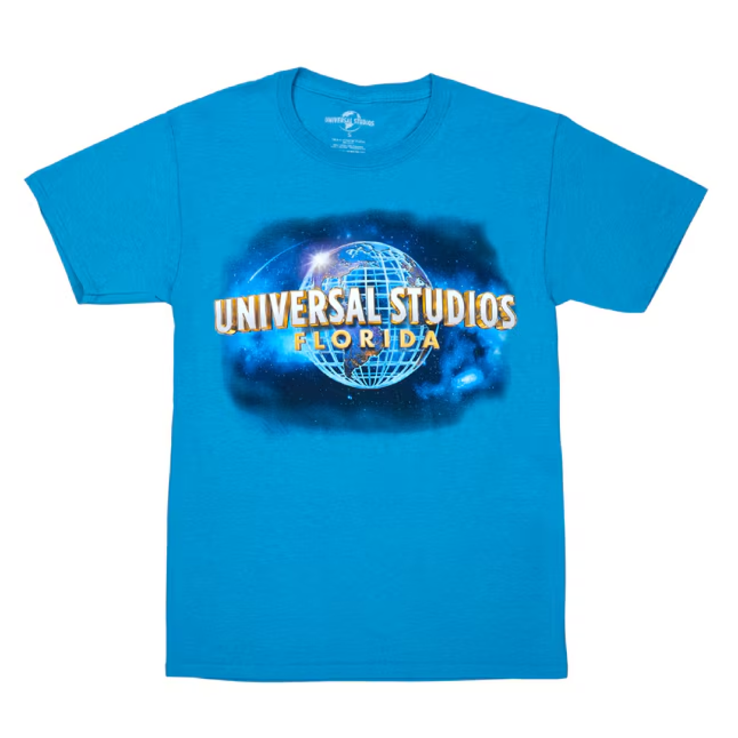 Universal Studios Florida Turquoise Blue Adult T-Shirt-3