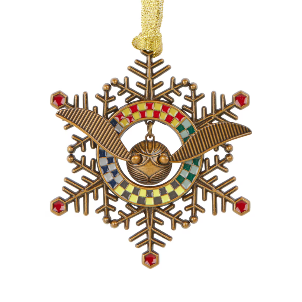 Golden Snitch Snowflake Ornament