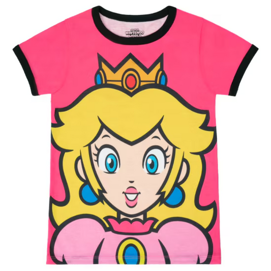 SUPER NINTENDO WORLD Princess Peach Youth T-Shirt