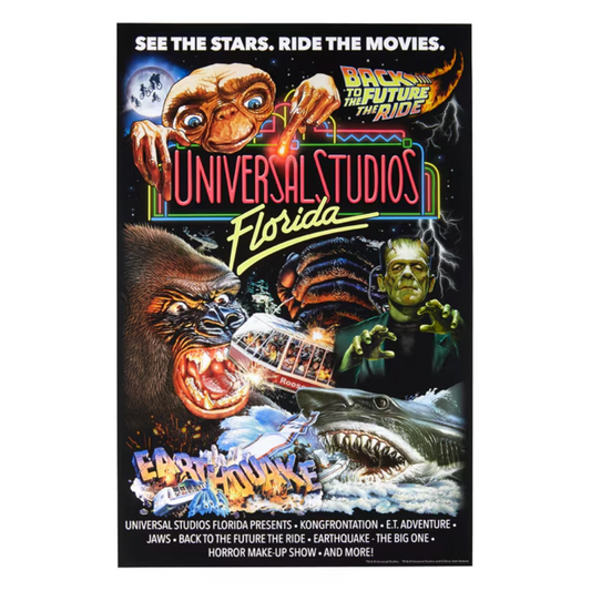Universal Studios Retro Marquee Poster