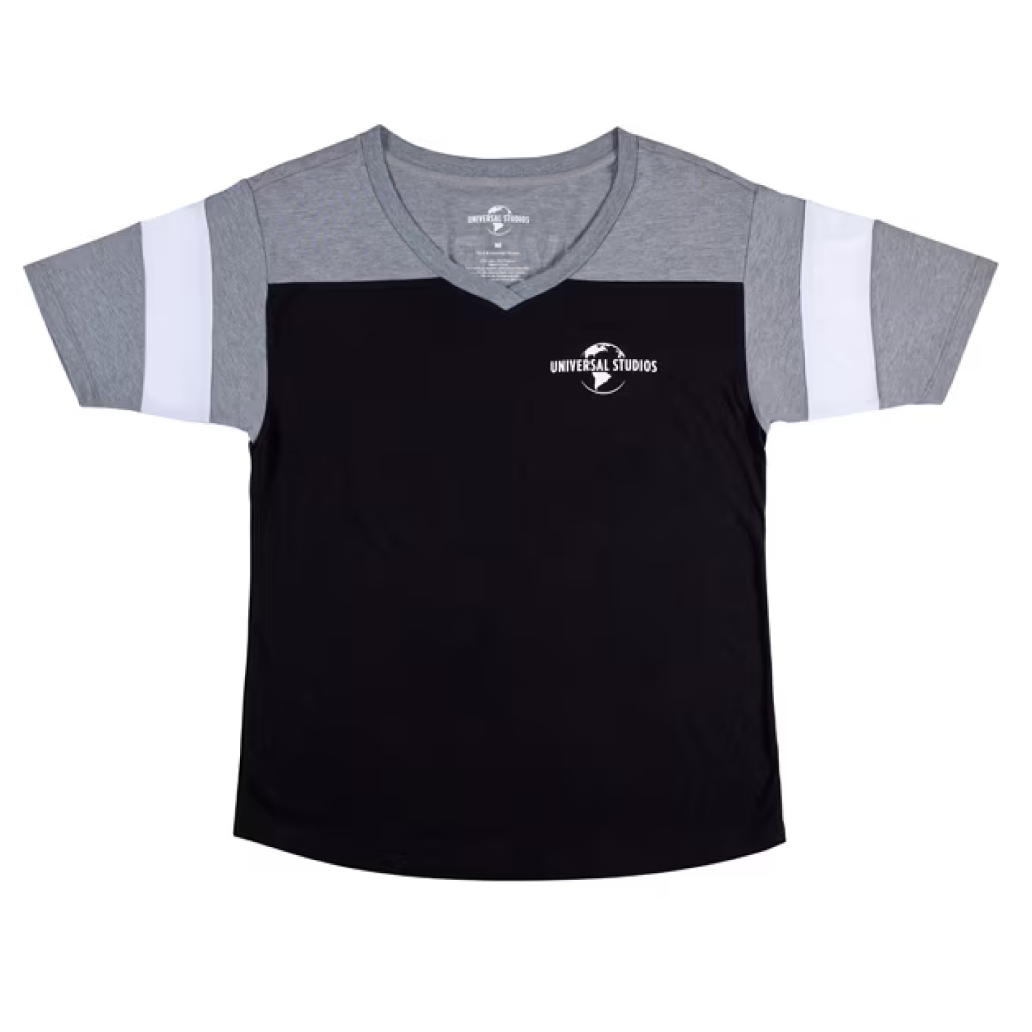 Universal Studios Ladies Black V-Neck T-shirt-4