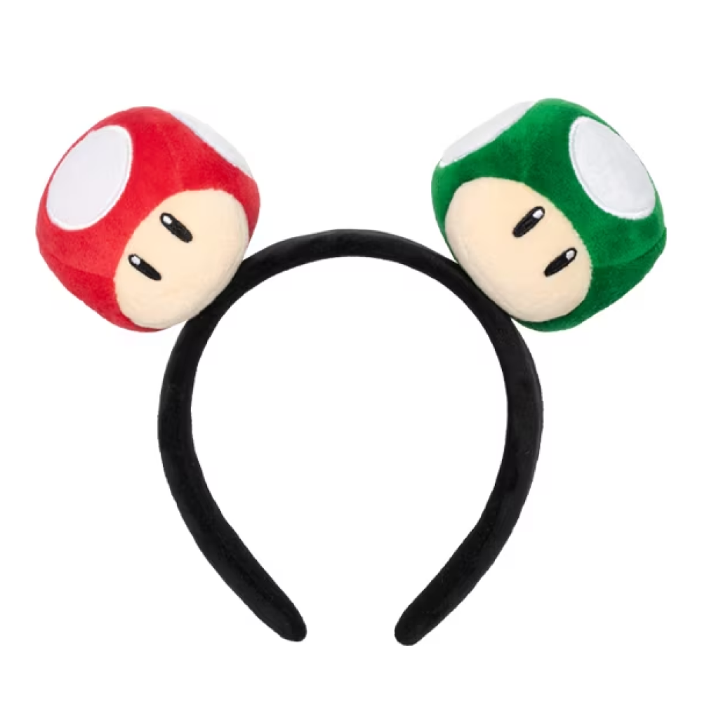 SUPER NINTENDO WORLD Super Mushroom and 1-UP Mushroom Headband