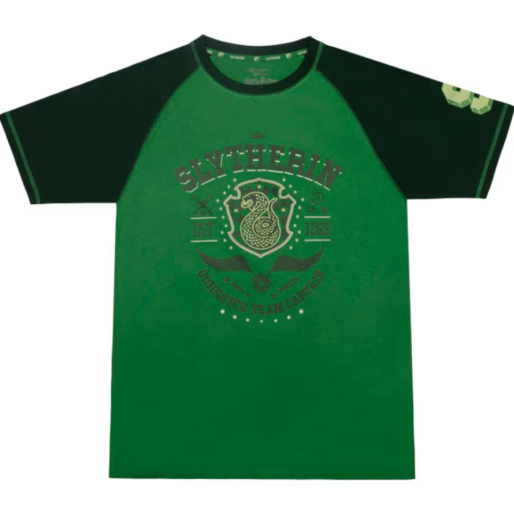 Harry Potter Slytherin Team Captain Raglan T-Shirt