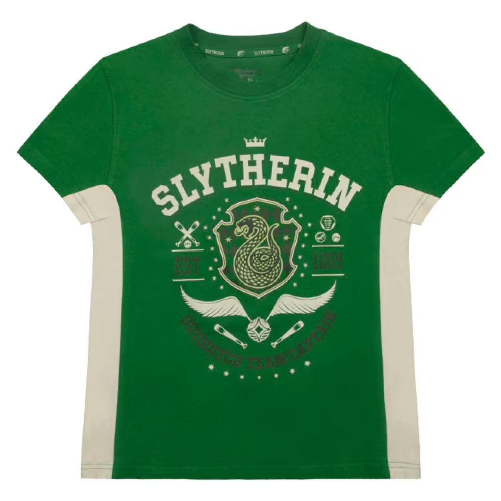 Slytherin Team Captain Youth Athletic T-Shirt-3