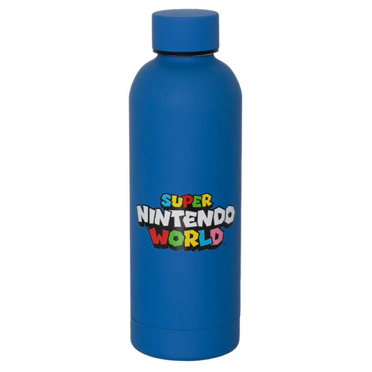 SUPER NINTENDO WORLD Blue Steel Bottle