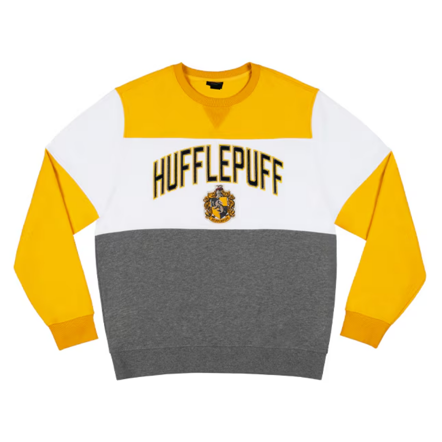 Harry Potter Hufflepuff™ Color Block Crew Neck Sweatshirt