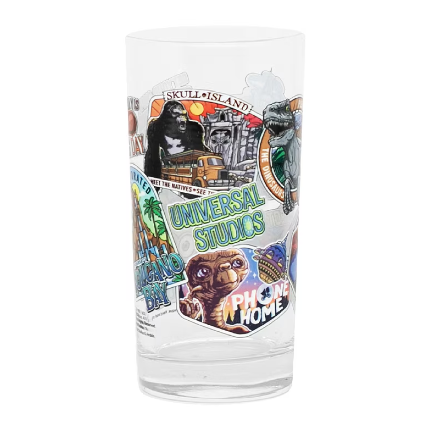 Universal Studios Collage Glass