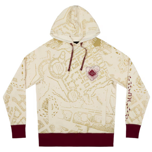 Marauder&apos;s Map Pullover Adult Fleece
