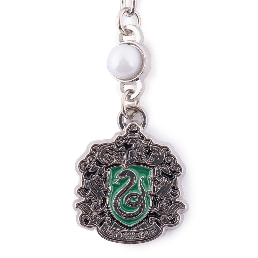 Harry Potter™ Necklace of Slytherin™ Crest with Pearl
