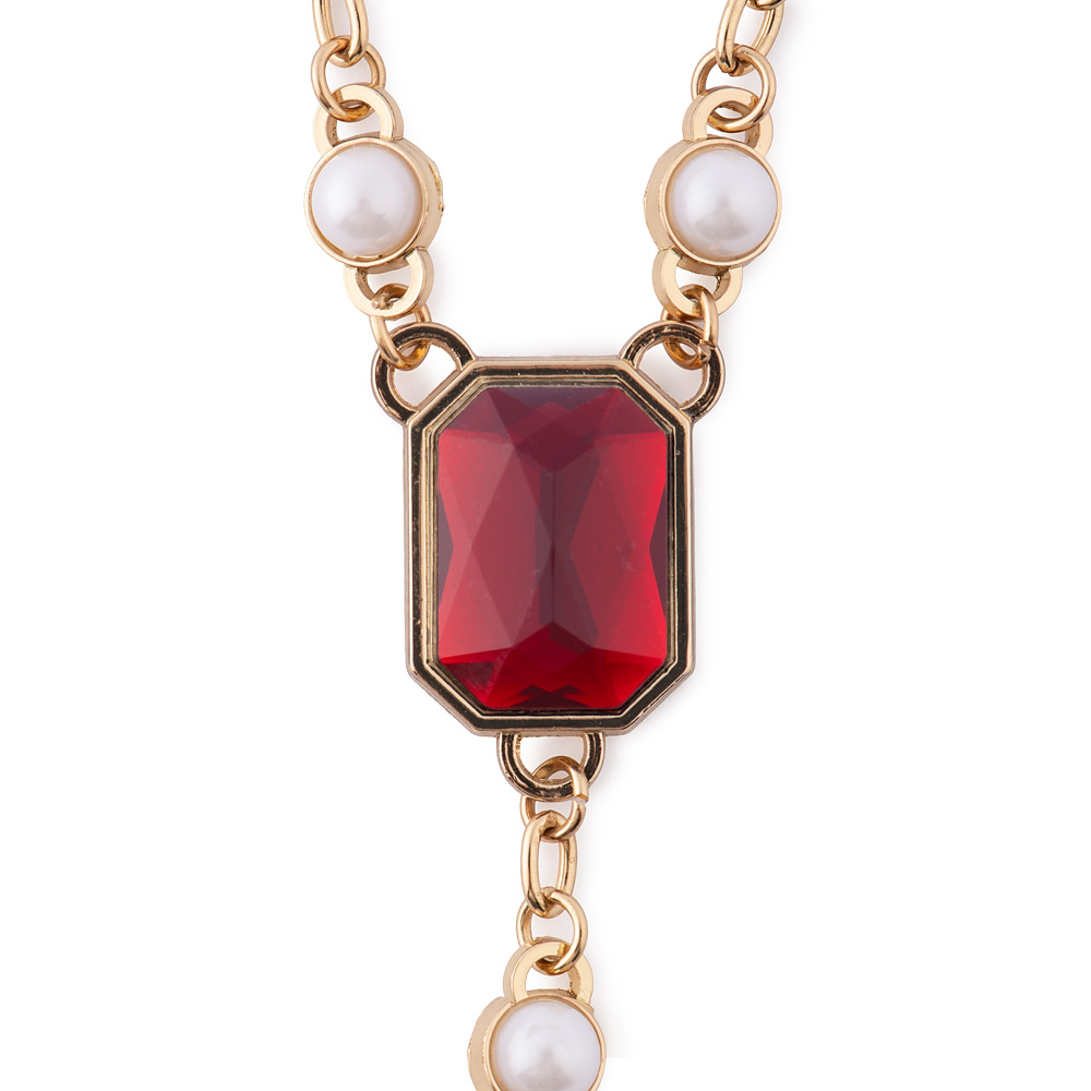 Harry Potter™ Necklace of Gryffindor™ Crest with Pearl