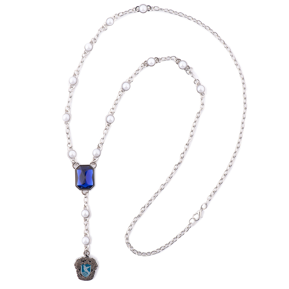 Harry Potter™ Necklace of Ravenclaw™ Crest with Pearl
